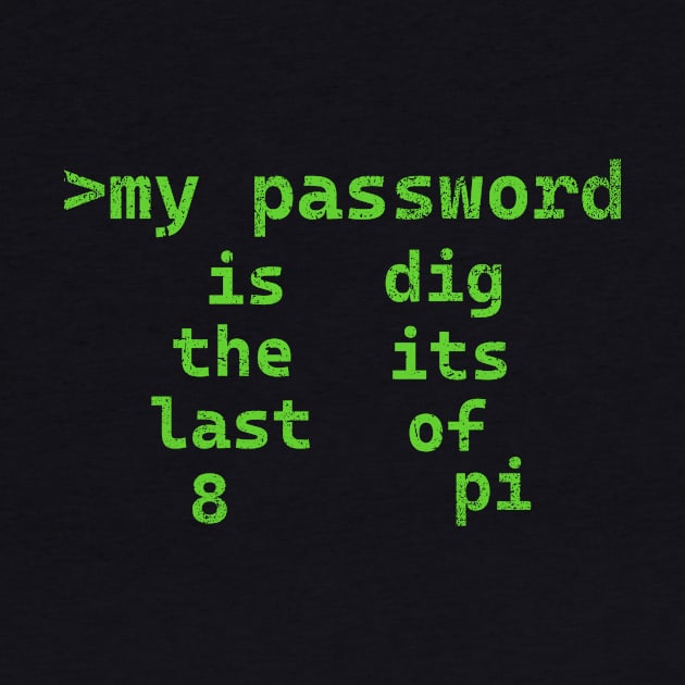 Pi Password by kg07_shirts